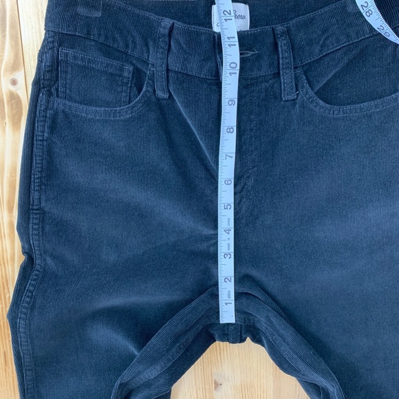 J. Crew High-Rise '90s Classic Straight Corduroy Pants in Black Sz 26 - Picture 12 of 13